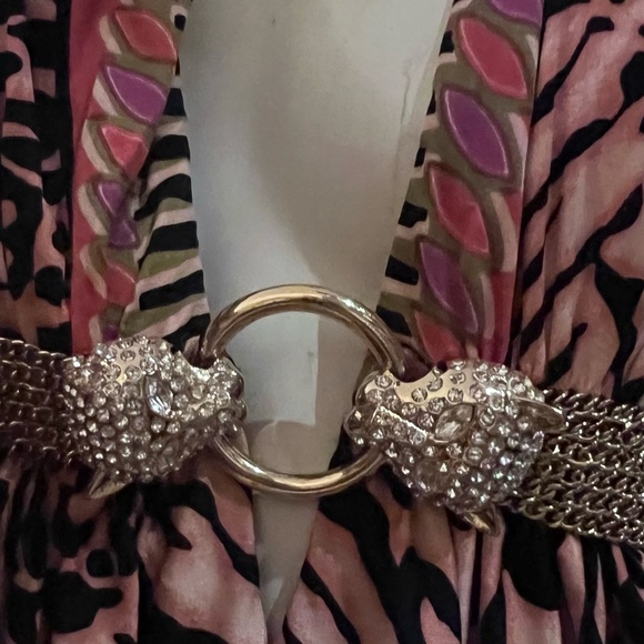 Sky Pink and Black Animal Print Garment - Picture 7 of 9